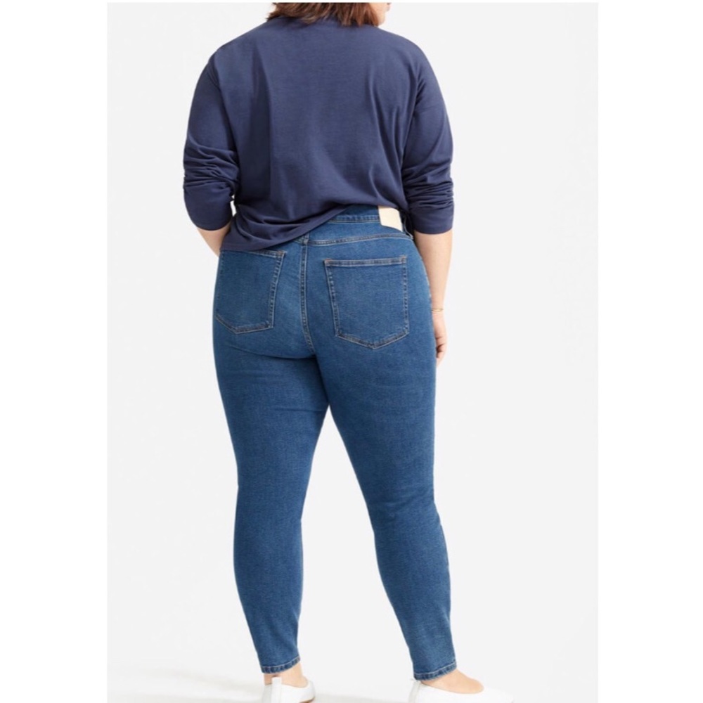 NWT Everlane Authentic Stretch Mid-Rise Jeans 33R - Picture 3 of 17